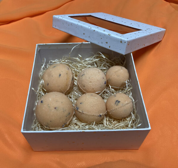 Mandariini vannipommide komplekt 6 tk